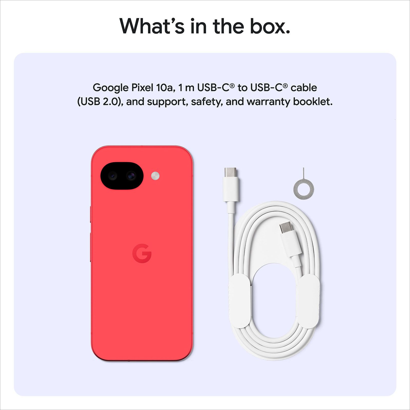 Buy Google Pixel 10a 5G (8GB RAM, 256GB, Berry) Online - Croma